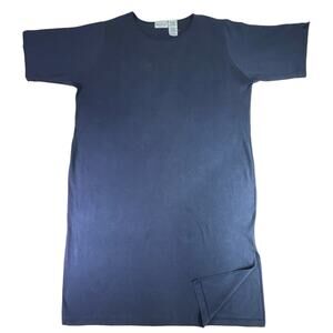 White Stag Sleepwear Winter Nightgown Night Dress Sleep Shirt Dark Navy 22W-24W